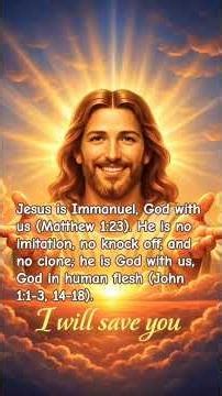 Jesus , God in human flesh (John 1:1-3, 14-18).