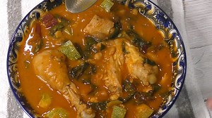 Cómo preparar Garbanzos con Pollo _ Sopa De Garbanzos _ Receta muy fácil y deliciosa paso a paso. | La Cocina de Sol