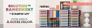 Nouveau chez Stampin Up! Des solution de rangements pour votre scrap room - Stampin up