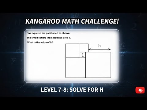 can you solve it ? Area vs Side Length Level 4 Kangaroo Challenge 🦘 #math