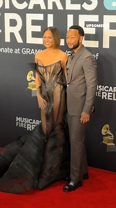 Actress and model Chrissy Teigen was harshly criticized due to her dress choice, which showed much more than expected at a Grammy's red carpet. | Hallelujah