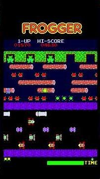 Frogger 01–Classic Arcade Gameplay#shorts