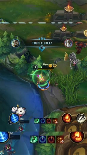 🔥 Riven Montage 10 ⚔️ | FIRST BLOOD into TRIPLE KILL?! RIVEN TAKES OVER THE GAME 💥 #riven #wildrift