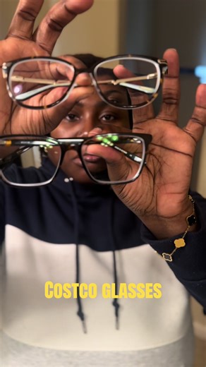 Costco glasses. Just for reference I think these are CA prices. Eye exam was $99. Karen Kane frame $69.99 and transition add on 124.99. Via spiga frame 84.99 and glasses $65.99. You get $50 off the second pair of glasses, if you decide to get 2. Contact was $50. Came with a solution and contacts. #costco #costcofinds #fyp