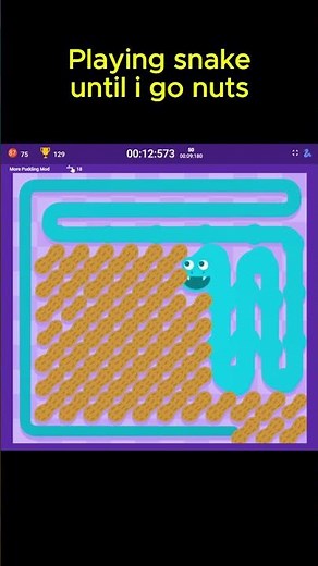 Playing google snake until i go nuts (literally) #snake #gaming