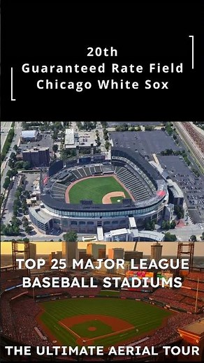 No.20 ⚾ Guaranteed Rate Field 🌆 Chicago White Sox 🖤 #MLB #Baseball #Travel #Shorts