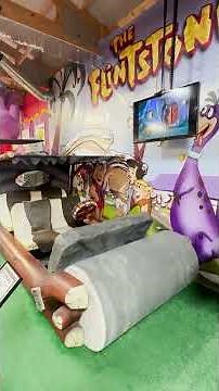 Screen-Used Flintstones Car drive by John Goodman up close at Volo Museum!