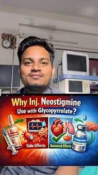 Inj Neostigmine + Glycopyrrolate Use for Reversal | Why Reversal Drugs Are Used in OT 💉