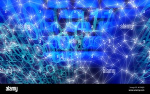 Video game computer code, tech abstract shapes, digital transformation immersive technology Stock Photo - Alamy