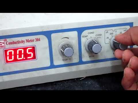 Conductivity meter: How can you measure the conductance of a solution.