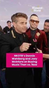 NKOTB Get Nostalgic on the AMAs Red Carpet