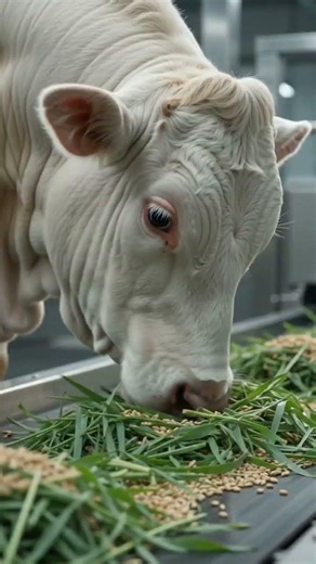 🚜 Future Cow Farm Technology 🐄 | Automated Feeding Conveyor System | Smart Dairy Farm 4K #humbatv