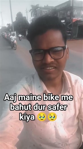 aaj mai bike se bahut dur safer kiya ...#sortgana #cggana