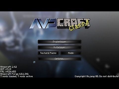 MInecraft Texture Packs: Aliens vs Predators