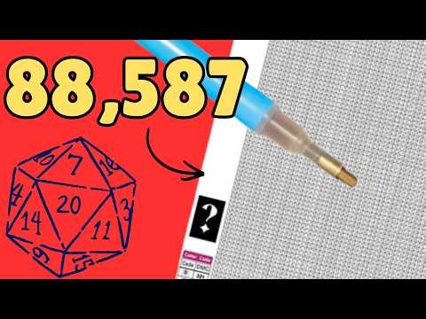 This Mystery Diamond Painting Had Me Spiraling FOR MONTHS .. (You'll never guess what it is )