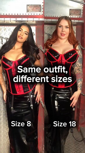 Honour Clothing | ‘Cause you all deserve some daily PVC outfit inspo🌹🖤 @kiki.is.online and @ivyrosescarlett in our Secret Sale Items Let us know your... | Instagram