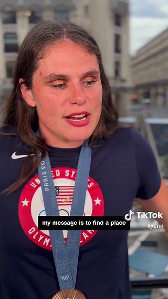 Women's Rugby Olympian @Ilona Maher speaks with CNN's Coy Wire from Paris, sharing an inspiring message for young girls. #cnn #news #olympics #rugby