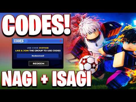 NEW! ALL WORKING NAGI + ISAGI UPDATE CODES FOR BLUE LOCK RIVALS! ROBLOX BLR CODES