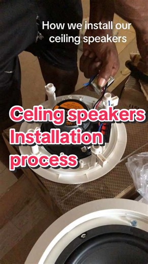 Ceiling Speakers Installation for Immersive Sound