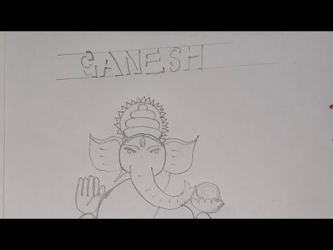 How to draw a simple Vinayagar #simpledrawing #easydrawing #subscribe #ytshorts #saradrawing