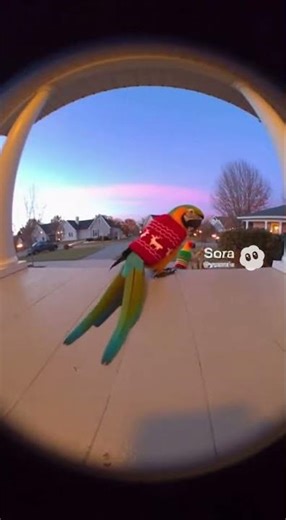 10 Shimmering Feathers: Parrot's Unstoppable Swaying Dance