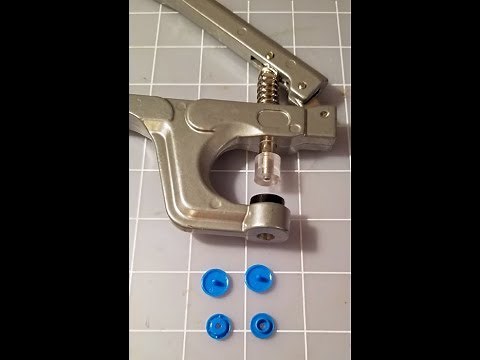 How to use a snap fastener system with paper