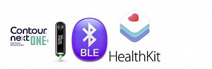 Syncing blood glucose data over Bluetooth to HealthKit #Health #Bluetooth