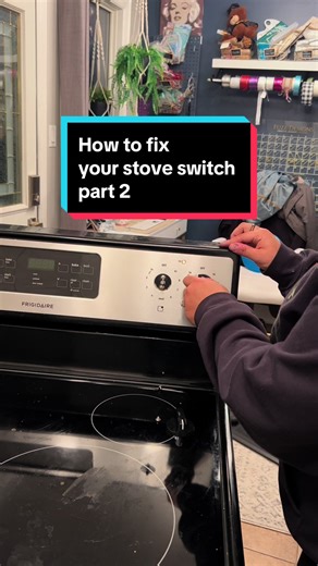 How to fix your stove switch part 2 #easyrepairtips #brokenstoveswitch #ovenswitch #repairstove #stoveknob #brokenstoveknob #yourfypage❤️
