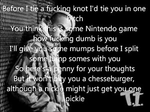 T.I. ft Eminem Thats all she wrote(lyrics)