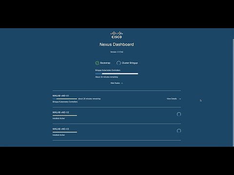 Module 1 Episode 2: Nexus Dashboard Installation on Virtual Appliance (VMware)
