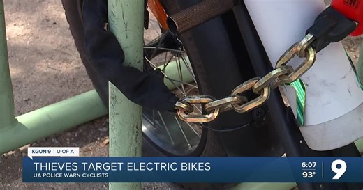 UA Police warn of E-Bike thefts