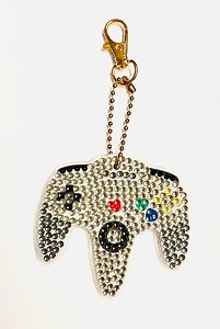 Nintendo N64 Controller Diamond Dot Keychain - Etsy