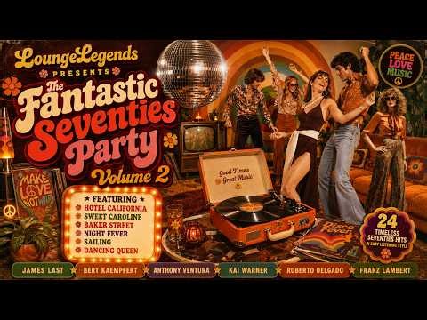 LOUNGELEGENDS PRESENTS • THE FANTASTIC SEVENTIES PARTY Vol.2 | 24 Timeless 70s Instrumental Hits