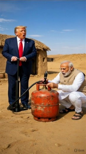 Trump Hava bharta huva modi na hat se pipe hataya🤣🤣