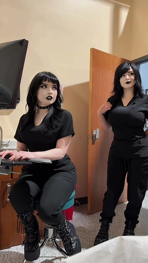 This is very serious and it’s important to take care of bone health @Nephie #goth #nurse #funny #gothgirl