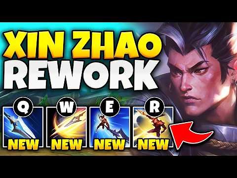 THE XIN ZHAO REWORK IS HERE! HE GOT BRAND NEW ABILITY EFFECTS AND VISUALS!