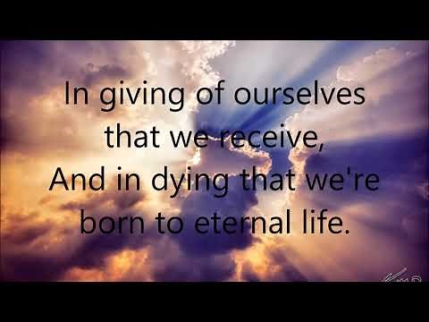 Prayer Of St Francis ( With Lyrics by Sebastian Temple)