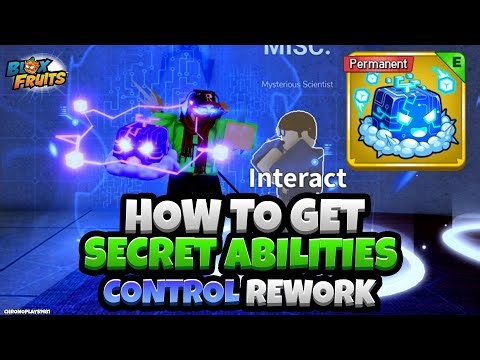 How to get SECRET ABILITIES for Control Rework (FULL GUIDE) (Blox Fruits Control Update)