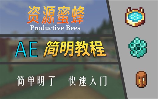 【简明教程】资源蜜蜂 | AnECanSaiTin 我的世界