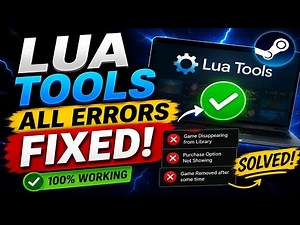 Lua Tools All Errors FIXED! 🔥 Complete Solution (2026) 