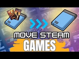 How to move Steam games to another hard drive on another computer (Step By Step) 2025