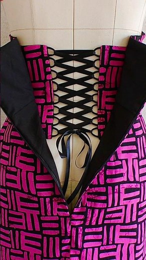 How to sew a inbuilt corset!! Full tutorial is up on my channel #corset #howtosew #shorts