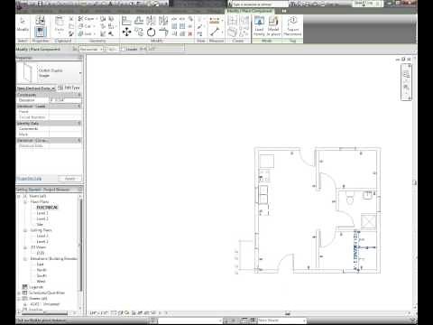 Revit tutorial Electrical plan part 1