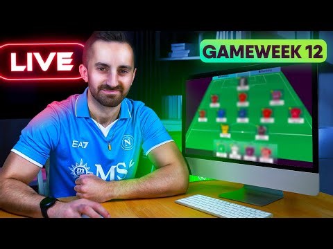 FPL GW12 LIVE STREAM 🚨 | Fantasy Premier League 25/26