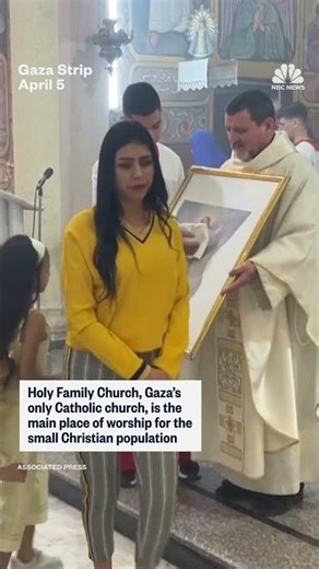 Christians of various denominations celebrated the first Easter since the ceasefire in Gaza