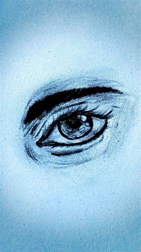 ​Realistic Eye Drawing Time-Lapse (Pencil Sketch) #paglu_artist ​#reels or #shorts #drawingtutorial