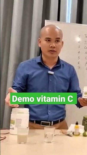 Demo Vitamin C Nutrilite Amway! #amway #nutrilite #vitaminc #tovuongba #tobavuong