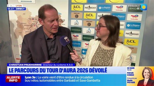 Tour Auvergne-Rhône-Alpes : le parcours de l'édition 2026 dévoilé | BFM Lyon