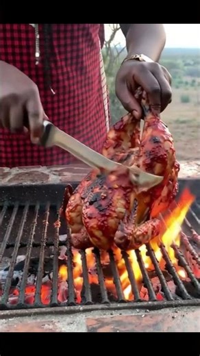 South African Braai Roast Chicken 🇿🇦🔥 | Peri-Peri Sunset Grill Perfection | Traditional Chakalaka