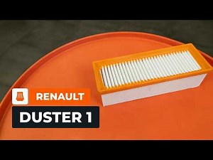 Cómo sustituir: filtro de aire en RENAULT DUSTER 1 [TUTORIAL AUTODOC]